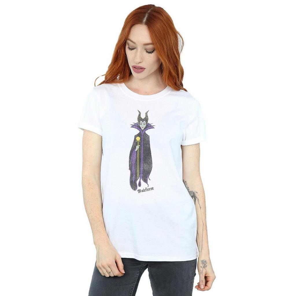 Sleeping Beauty Womens/Ladies Classic Maleficent Cotton Boyfriend T-Shirt