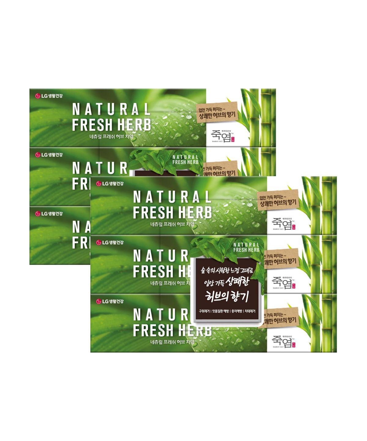 Natural Fresh Herb Toothpaste 130g x 6