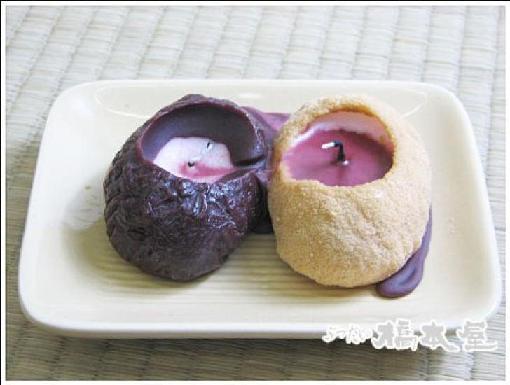 [Favorite Foods of the Deceased Series] Ohagi Candles (2 pieces)