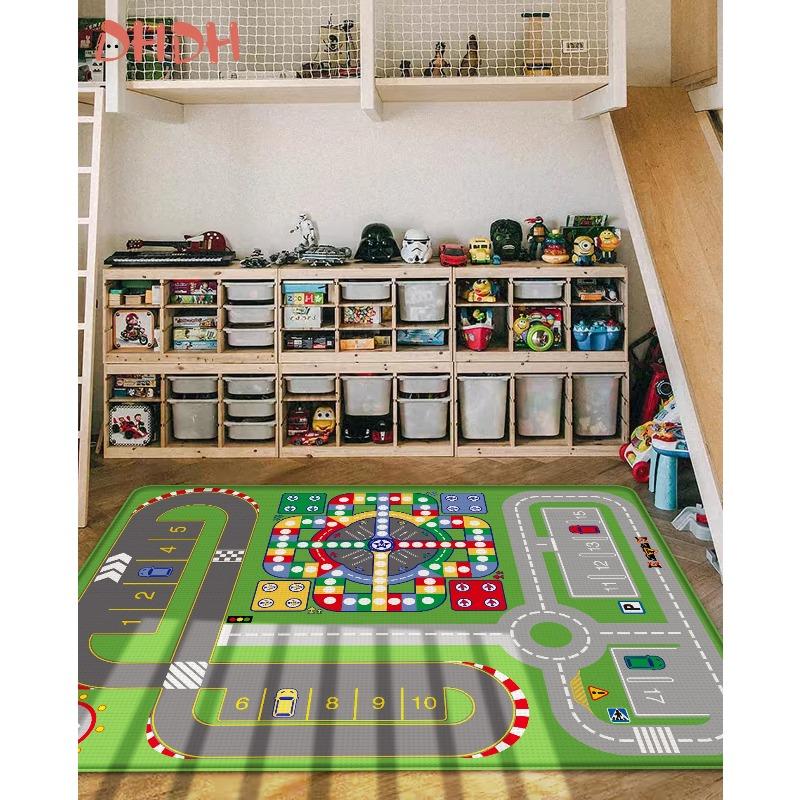 Thickened Baby Game Mat City Traffic Car Map Boy Girls Educational Toys Flying Chess Carpet Carpet Activities for Baby Play Mat