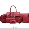 Women's Bag New Fashionable Six-piece Set, Mother and Child Bag Large-capacity Shoulder Portable Messenger Bag