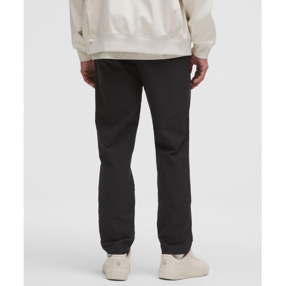 Lululemon Abc Classic Fit Trouser 30l  Stretch Cotton Versatwill Black