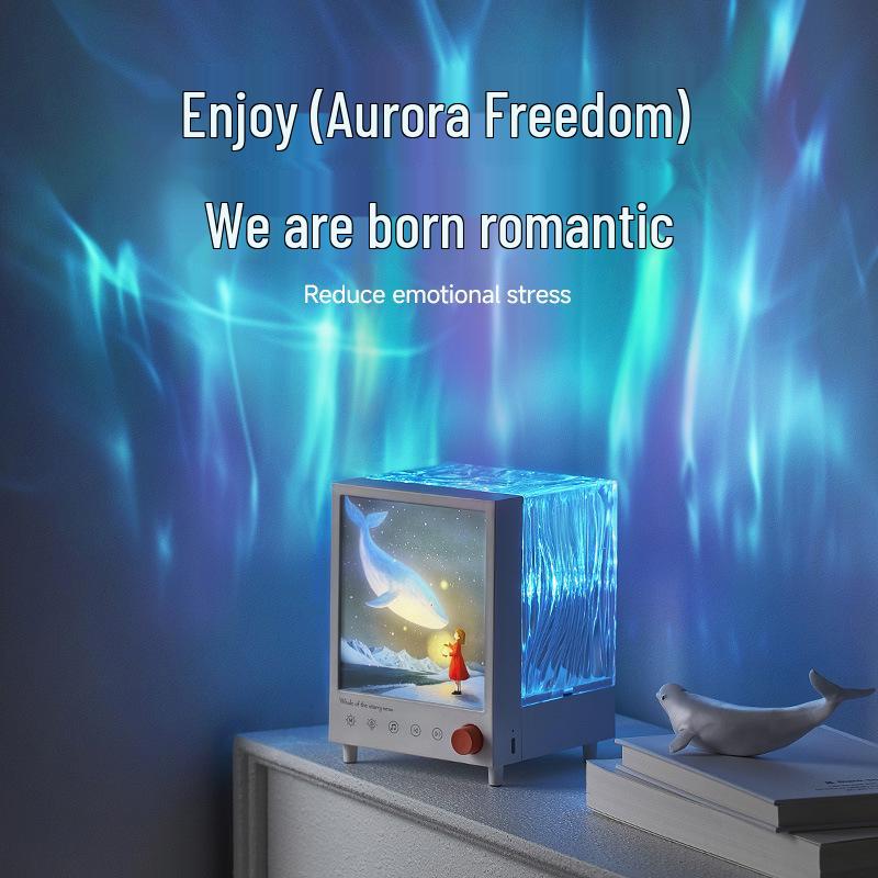 Aurora Schatztruhe Projektor: Romantisches Schlafzimmer-Nachtlicht & Geburtstagsgeschenk 2025