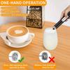 Double Head Three-Gear Adjustable Household Portable Handheld Electric Whisk Milk Bubbler Frother Coffee Blender High-Speed Drink Blender
