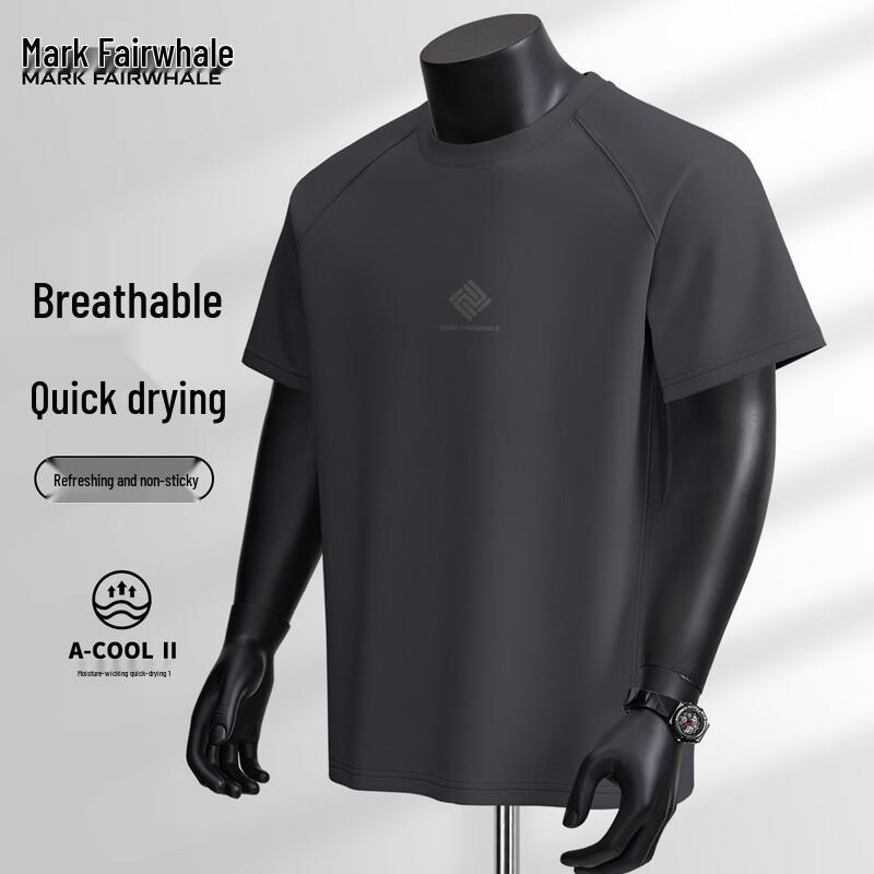 

MARK FAIRWHALE Men s 2025 Summer Quick-Dry Running T-Shirt L