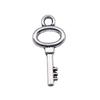 Simple Skeleton Key Charms Multi Color Alloy Pendants For Vintage Themed Jewelry