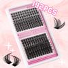 Diy Segmented Single Cluster Of False Eyelashes 10-16Mm Eyelashes C Curvature Dense Curl