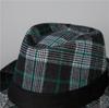 Short-Brimmed Top Hat Men'S And Women'S Spring Plaid Jazz Hat Versatile Casual British Gentleman'S Hat