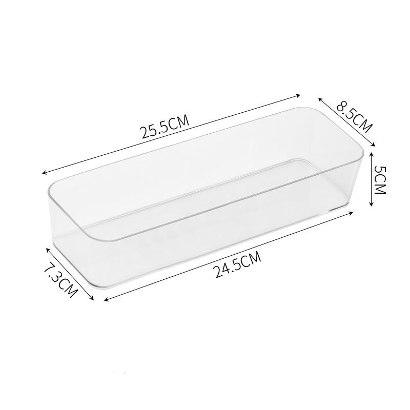 Transparent Box Storage Organizer Desk Plastic Container Drawer Organizer Table Jewelry Box Makeup Organizer Boxes