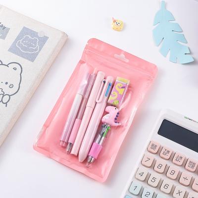 Cartoon 6-in-1 Stationery Set Multi-Functional Writing Tools Ballpoint Pen Highlighter Back To School