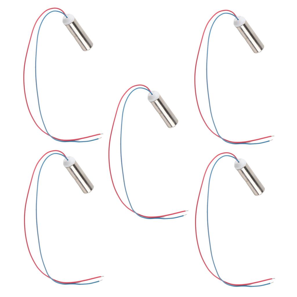 5Pcs 14500rpm Waterproof Cylindrical Micro Coreless Vibration Motor for Massager