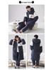 2024 Men's Quilted Winter Hooded Pajama Bathrobe - Warm, Thick Coral Fleece Outerwear