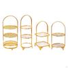 Cake Display Plate Serving Tray Luxury Stand Cupcake Holder for Anniversary Celebr Wedding