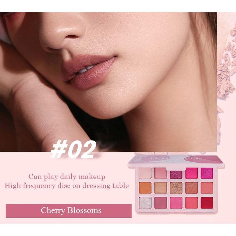 Pudaier - Fifteen Color Versatile Eyeshadow Palette - 3 Types