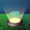 16EDs Solar Powered Under Ground Colorful Lamps Outdoor Waterproof Garden Landscape Lighting for Yard Deck Lawn Patio Pathway