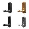 4pcs Zinc Alloy Coat Hook Wall Mount Durable Alloy Construction Space-saving For Bathroom