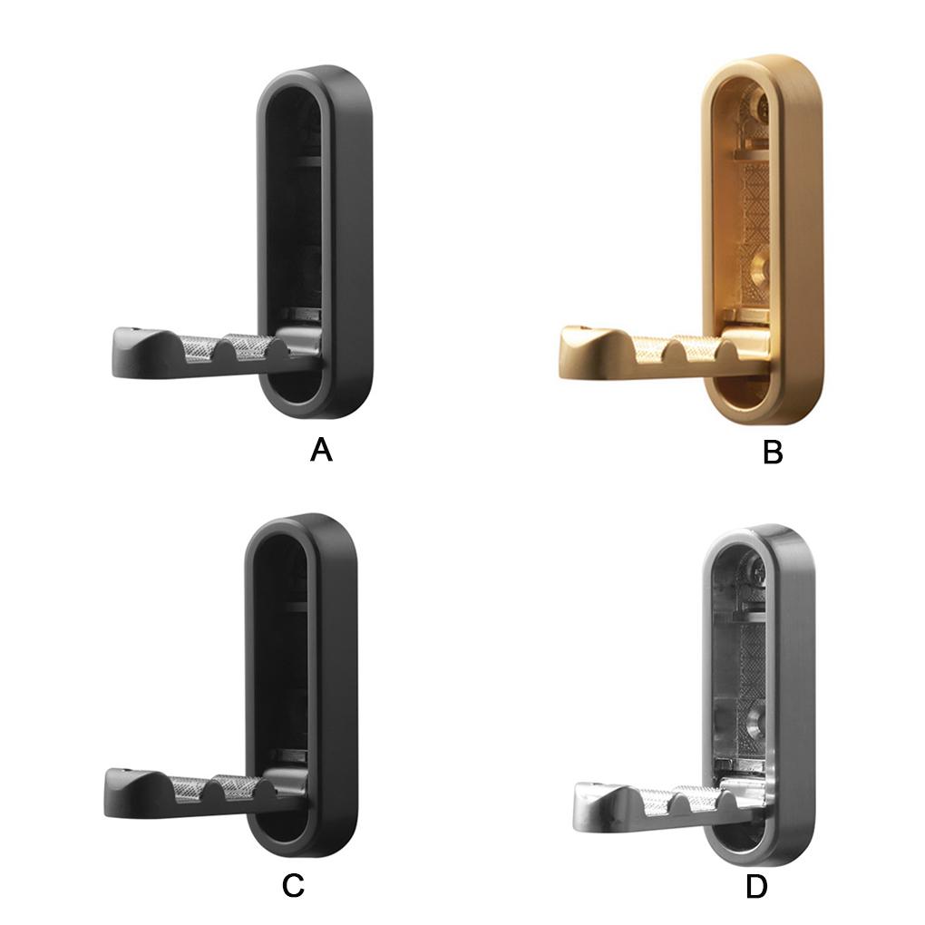 4pcs Zinc Alloy Coat Hook Wall Mount Durable Alloy Construction Space-saving For Bathroom