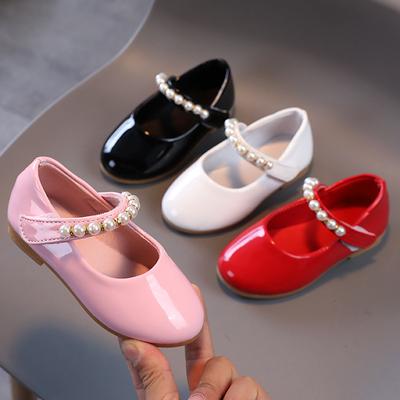 Mädchenschuhe Mädchen Lederschuhe 2025 Neue Perlen Prinzessin Schuh Mode Mary Jane Schuh Lorita Schuh Mädchenschuh Kinderschuh Mädchenkleider