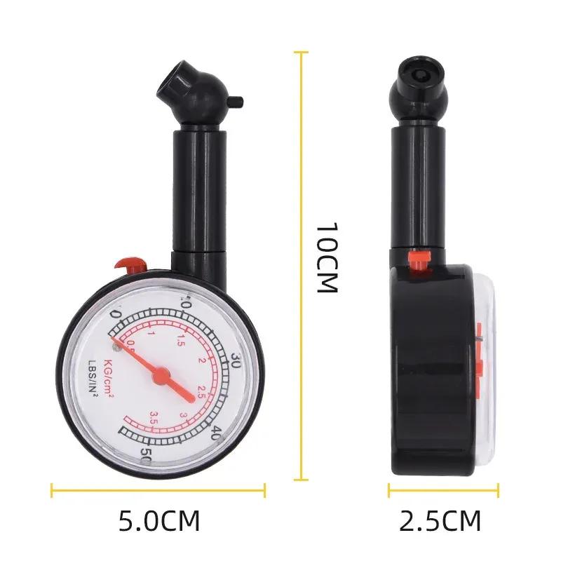 Manometru de Presiune pentru Anvelope Auto de Înaltă Precizie, Indicator Mecanic Portabil pentru Dezumflare Anvelope, Manometru, Tabel de Monitorizare Anvelope