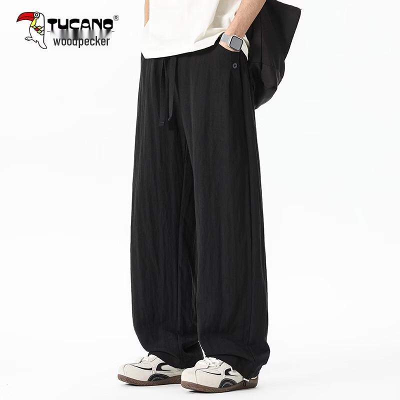 TUCANO Men s Summer Tencel Linen Cool-Feel Casual Pants XL