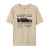 FeUnisex Motorradclub Kurzarm Grafik T-Shirts Retro Rennwagen T-Shirt Übergroß Grunge Streetwear T-Shirts Damen Mode Kleidung