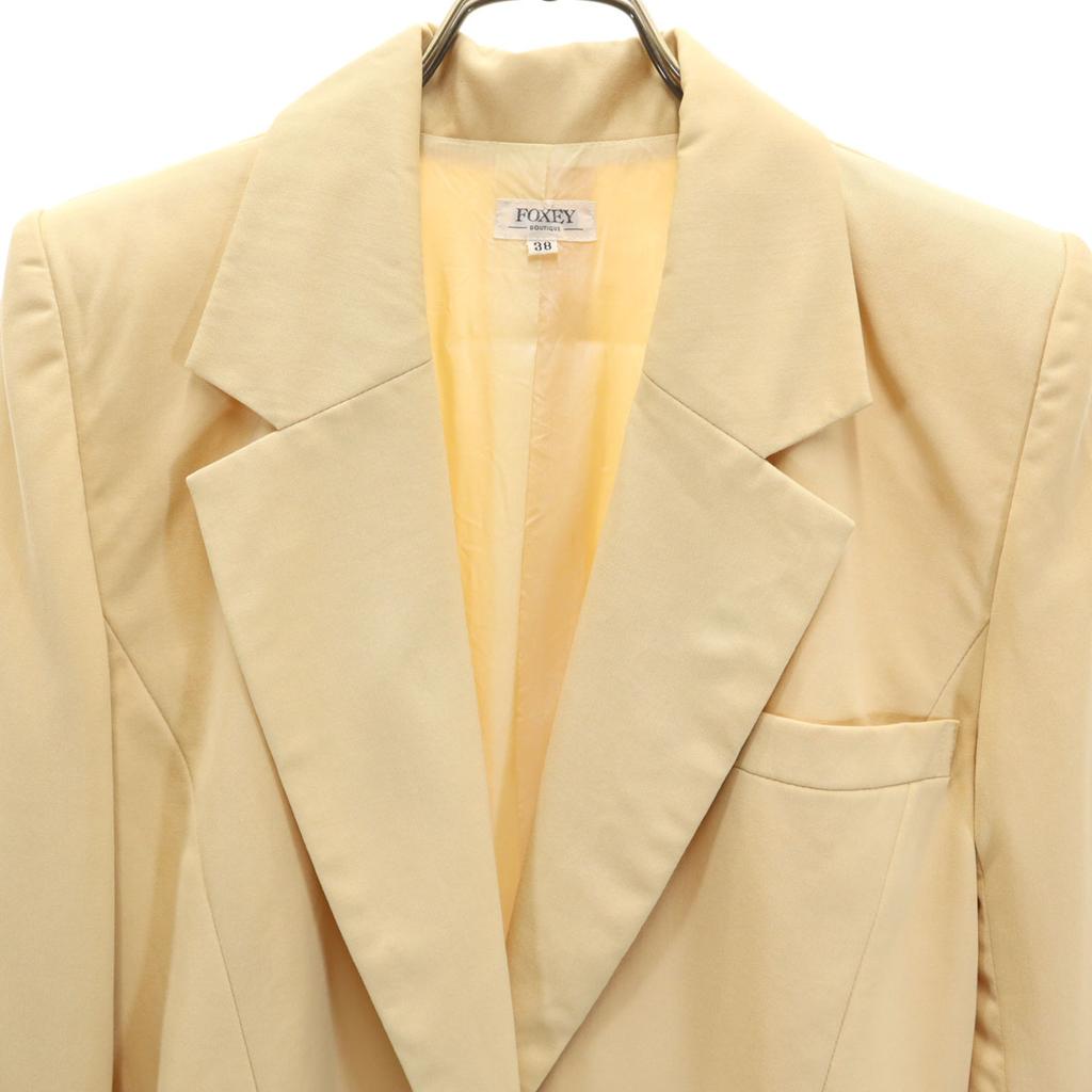 FOXEY Made in Japan Wollrock Anzug Set 38 Beige Damen Gebraucht