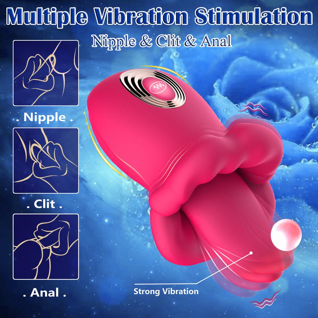 Ženský vibrátor bodu G Ženský klitorálny jazyk Vibrátor bradaviek masážny análny stimulátor klitorisu Orgazmické potešenie Sexuálne hračky pre dospelých, ženy, erotické hračky