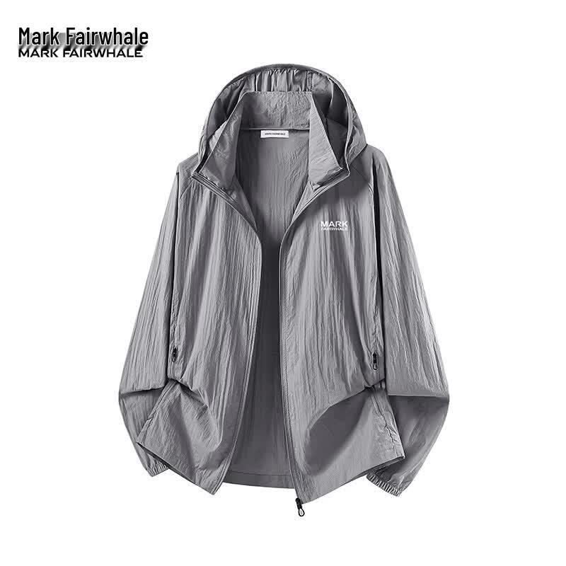 MARK FAIRWHALE Men s UPF50+ Lightweight Breathable Hooded Sun Protection Jacket M