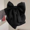 Korean Big Size Bow Hair Clip Claw Clamp Women High Ponytail Barrettes Headwear Girls Women Hair Accessories Hair Clips