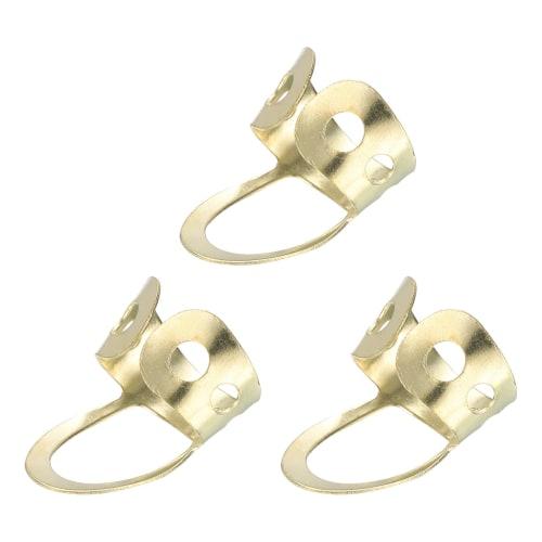 uxcell Stainless Steel Finger Picks, Gold Tone, Small, for Guitar, Pack of 3