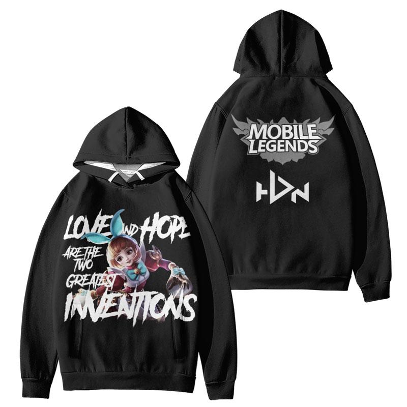 

Mobile Legends толстовка с капюшоном в стиле аниме, студенческая толстовка с длинными рукавами для мужчин и женщин, толстовки в стиле Харадзюку, уличная одежда, пуловеры, модная одежда XS