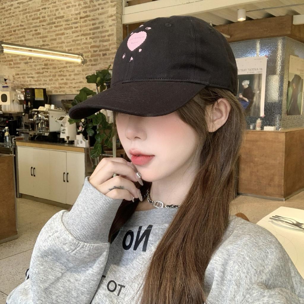 Spring And Summer Baseball Cap Children Shopping Versatile Students Cute Love Show Face Little Cap