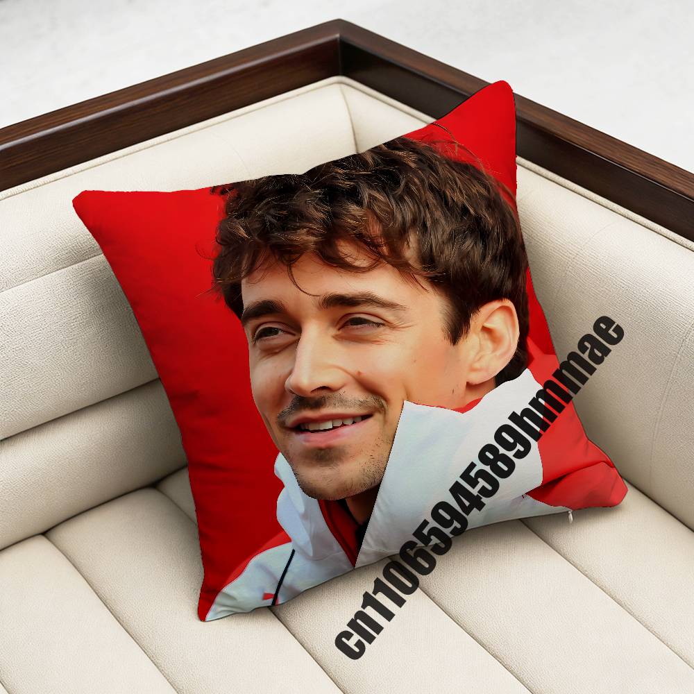 For CCharles Leclerc Throw Pillow Case Sham xcm xcm Square Car Pillowcase Pad Cushion Cover