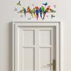 Wall Sticker Realistic Birds Parrot Butterfly Colorful Self-adhesive Waterproof Removeable Great Stickiness Anti-slip Wall Door Frame Decoration