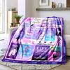 Dance Girl Home Customize Your Name Blankets Comfortable Soft Lightweight Allseason Multipurpose Blanket For Picnic Sofa Office Bed Living Room
