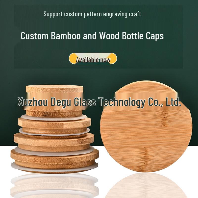 

Силіконова кришка з бамбука та дерева для чашок та кухлів Silicone Ring