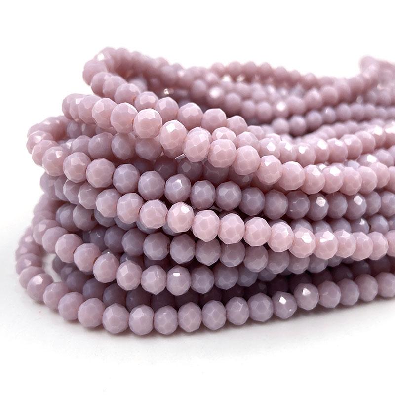 2/3/4/6/8mm Faceted Crystal Beads Bulk Pack - Glass Beads for DIY Bracelets Hairpin Loose Spacer Beads for Jewelry Making