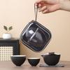 National tide festival gifts gradual change ceramic teapot outdoor camping a pot of four cups travel tea set small set