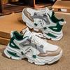 Autumn New Breathable Mesh Sports Shoes Thick-soled Heightening Casual Dad Shoes