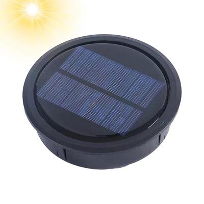 Solarpanel mit LED-Laternenlichtdeckel Solarleuchten Oberteil Ersatzteil für Hänge-Außenlaternen DIY Tischleuchten Deko
