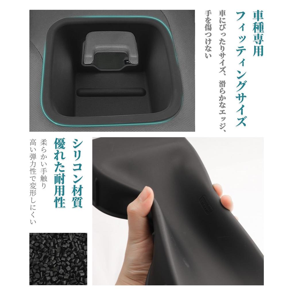 HUAHAO New Mitsubishi Delica Mini BA Series Dedicated Passenger Side Front Instrument Panel Tray Drink Storage Small Item Easy to Clean Delica Mini -