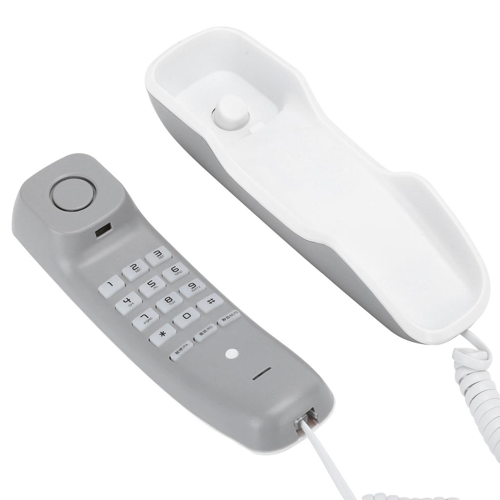 Upgrade A061 White Table Wall Mounting Extension Telephone No Disturbing for Home Business