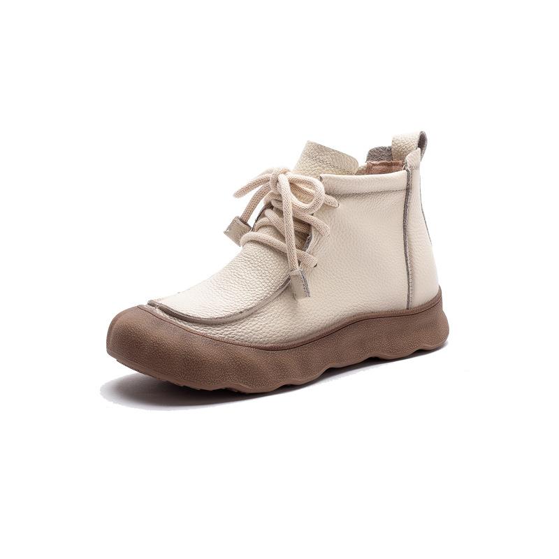 New Style Shoes, Retro Boots, Women's Boots, Soft Leather Boots, Soft-soled Boots, High-top Boots