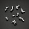 60 Pcs/set Metric Grease Fitting Kits,Including Straight and Angled Grease Fittings,for Lubricating Mechanical Components with Angled Grease Guns