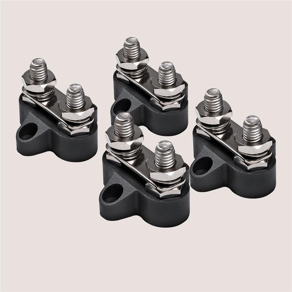 4pc Insulated Battery Distribution Terminal Stud Jumper Post Marine Car Bus Boat