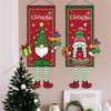 85AD Tecido de Fundo com Estampa de Desenho Animado de Natal Pôster para Pendurar Decoração Criativa para Festa em Casa