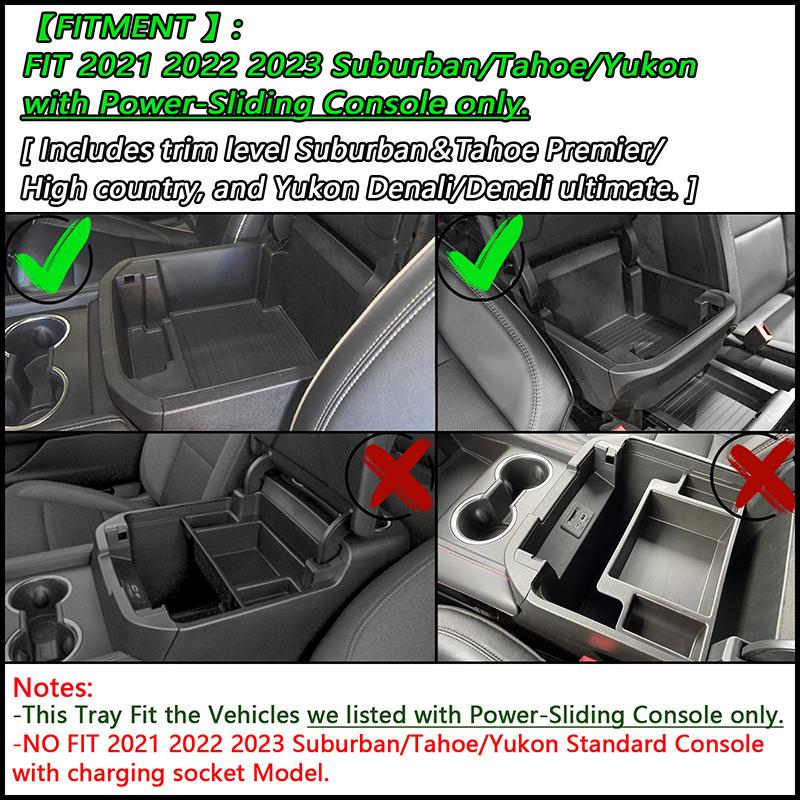 Car Interior Accessories for 2024    GMC Yukon Chevy Tahoe Suburban Central Console Organizer Armrest Storage Box