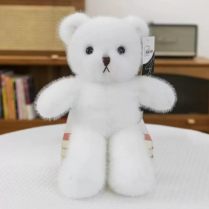 Cute Bear Plush Toy In School Uniform - Custom Logo Graduation Gift for Classmates