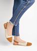 Shoetopia Womens Slingback Ballet Flats Cap Closed Toe Casual Ballerina Shoes with Adjustable Back Strap & Cushioned Insole