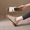 South East Asia large size hollow cool slippers 22 summer new retro belt buckle breathable casual one-word drag